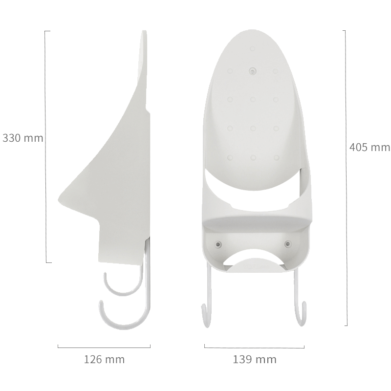 熨衣板和电烫斗收纳挂架尺寸图