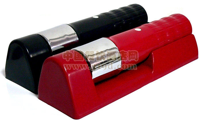 应急手电筒(壁挂式、红色/黑色、两节一号电池、210*65*50mm) 